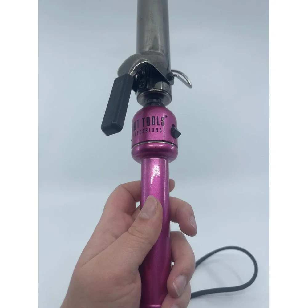 Hot Tools Professional 14 Inch Pink‎ Curling Iron Wand HPK45